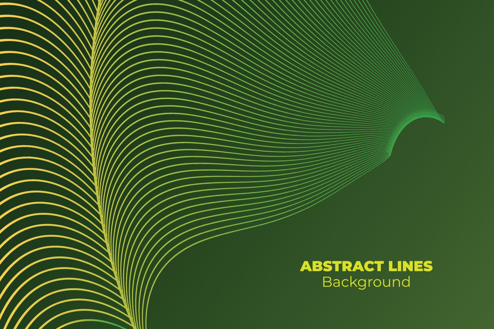 Abstract Wave Lines Background vector. modern stream background. Vector