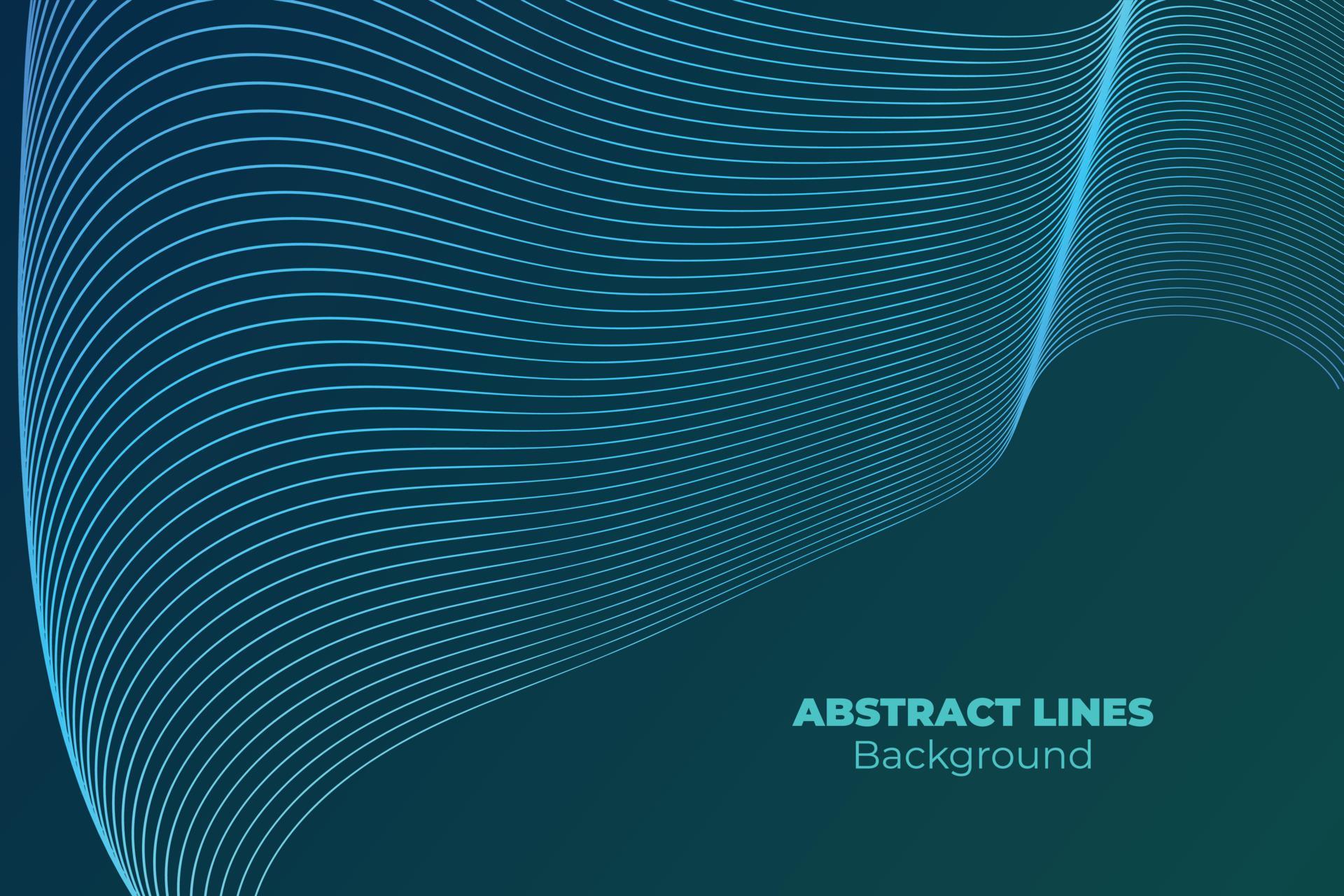 Abstract Wave Lines Background vector. modern stream background. Vector Background Illustration