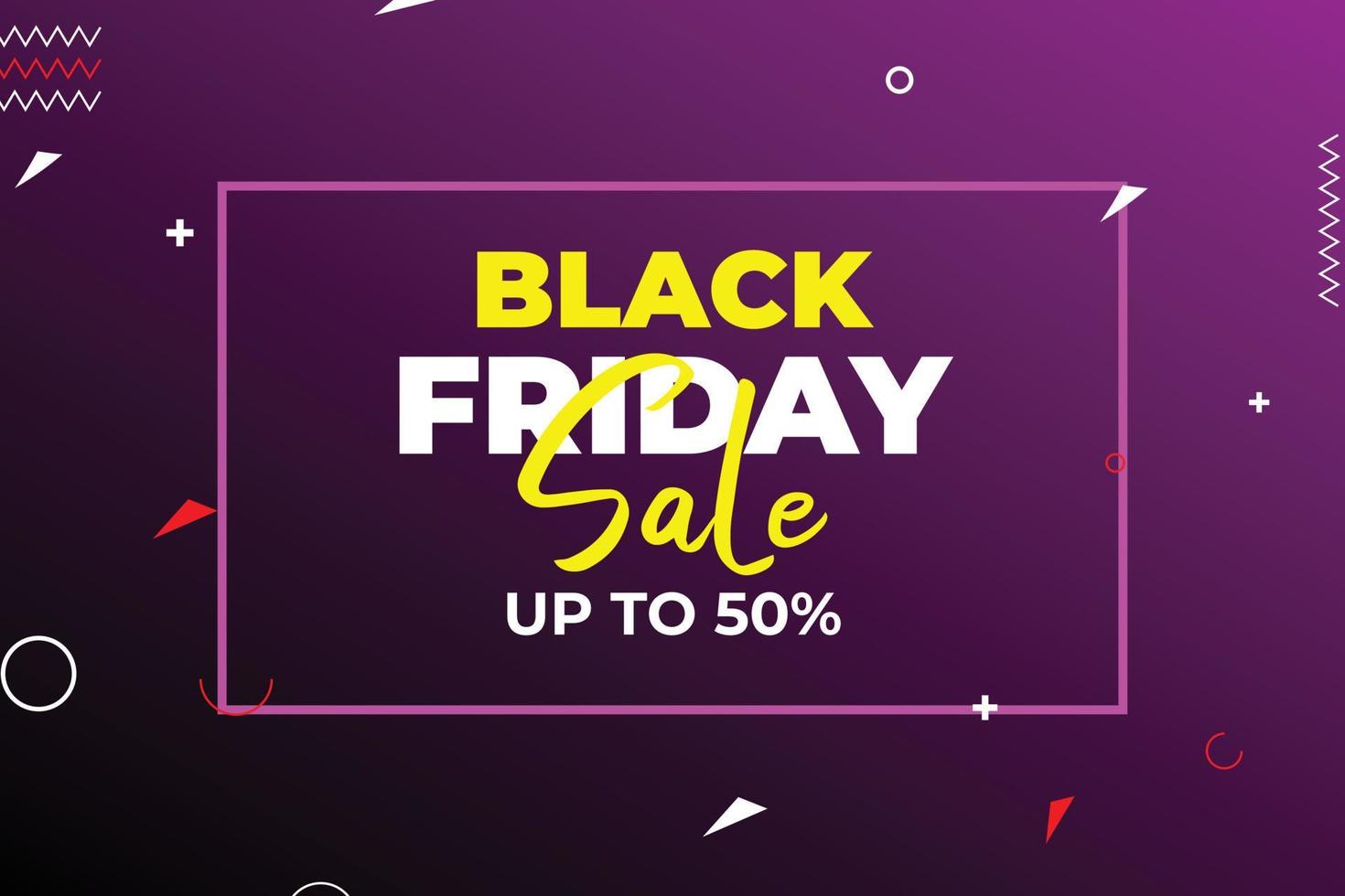 Black Friday sale poster. Commercial discount event banner. Black background textured. Vector business illustration. Black Friday vector illustration. Black Friday sale banner layout design