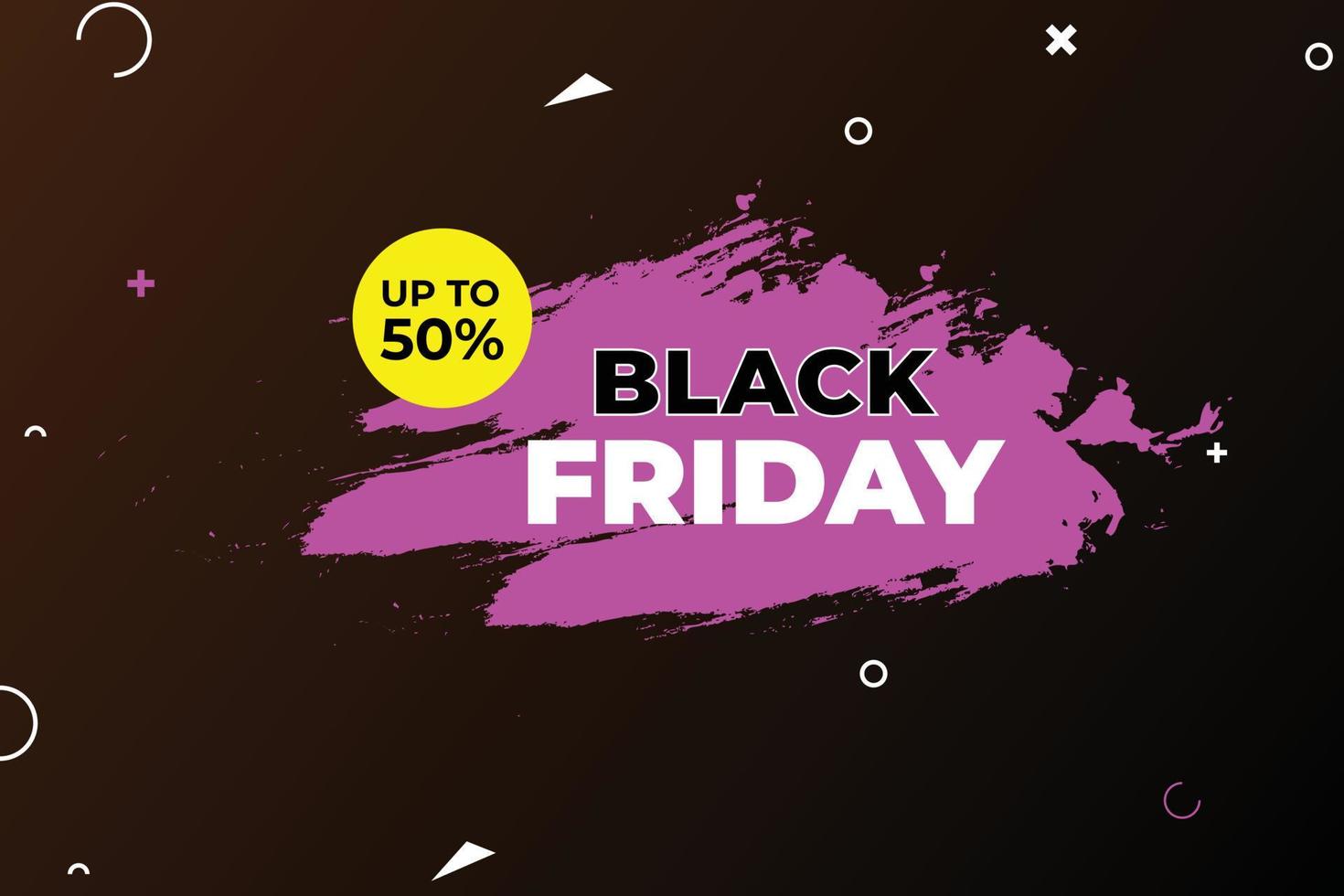 Black Friday sale poster. Commercial discount event banner. Black background textured. Vector business illustration. Black Friday vector illustration. Black Friday sale banner layout design