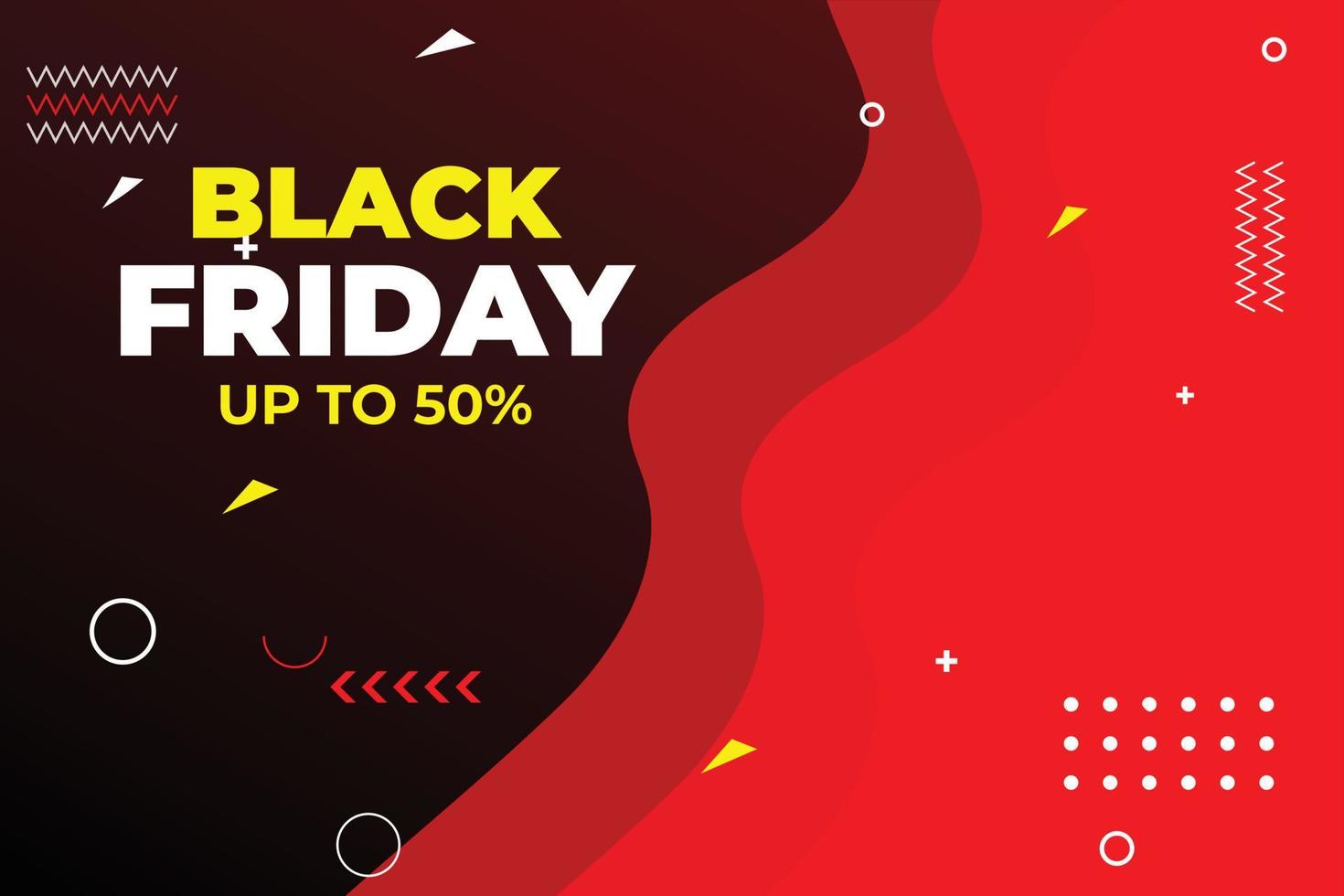 Black Friday sale poster. Commercial discount event banner. Black background textured. Vector business illustration. Black Friday vector illustration. Black Friday sale banner layout design