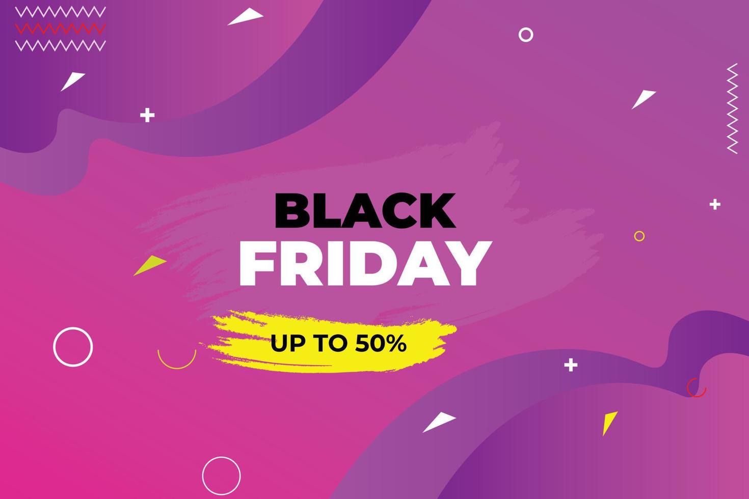 Black Friday sale poster. Commercial discount event banner. Black background textured. Vector business illustration. Black Friday vector illustration. Black Friday sale banner layout design