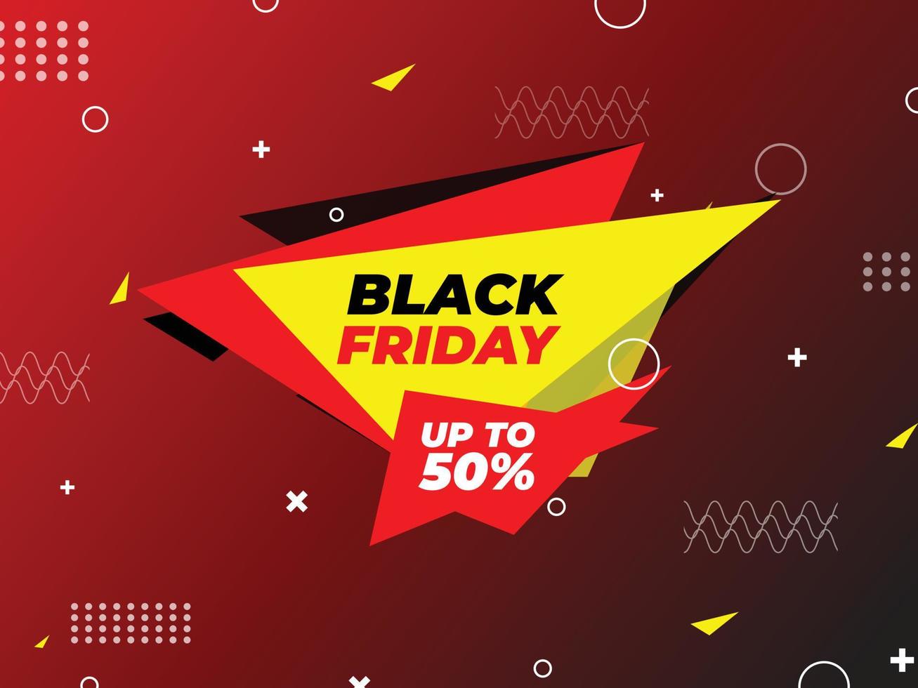 Black Friday sale poster. Commercial discount event banner. Black background textured. Vector business illustration. Black Friday vector illustration. Black Friday sale banner layout design