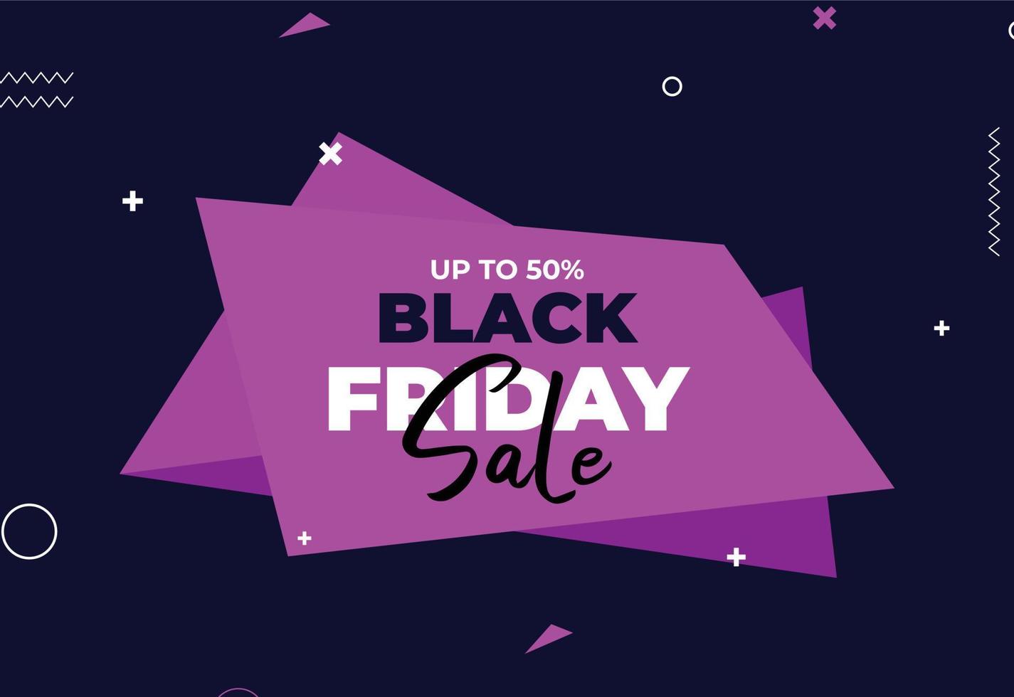 Black Friday sale poster. Commercial discount event banner. Black background textured. Vector business illustration. Black Friday vector illustration. Black Friday sale banner layout design