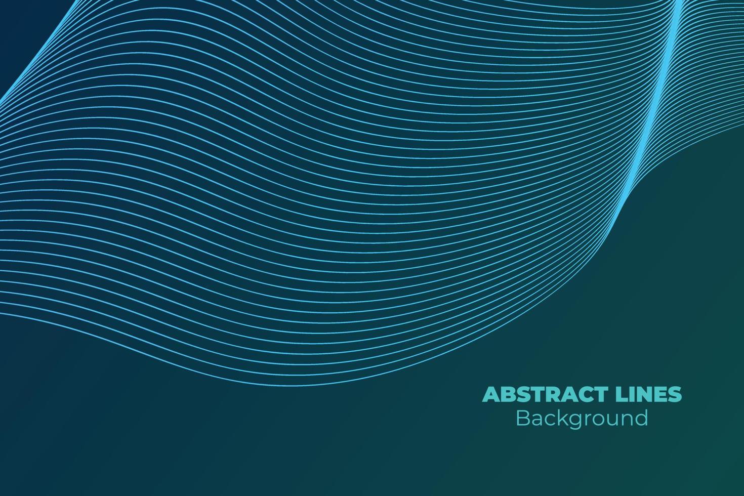 Abstract Wave Lines Background vector. modern stream background. Vector Background Illustration. Dynamic abstract line vector background