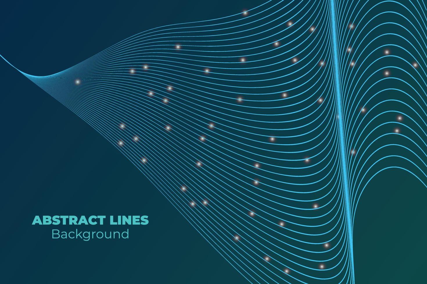 Abstract Wave Lines Background vector. modern stream background. Vector Background Illustration. Dynamic abstract line vector background