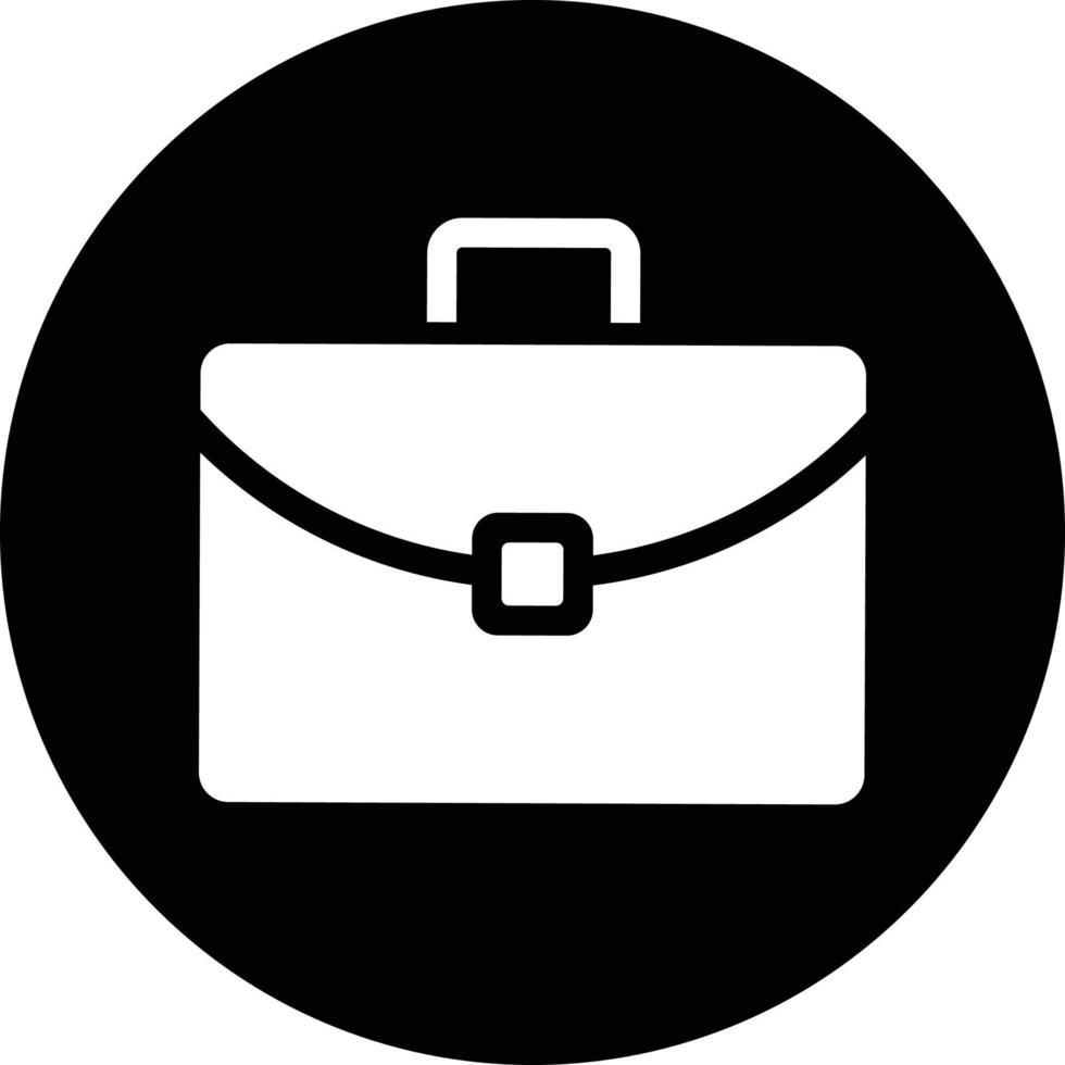 Icono bolsa, trabajo, maleta, maletín vector