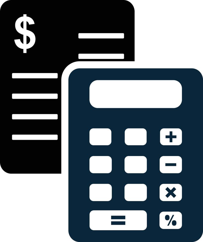 icono calcular, calculadora, educacion vector