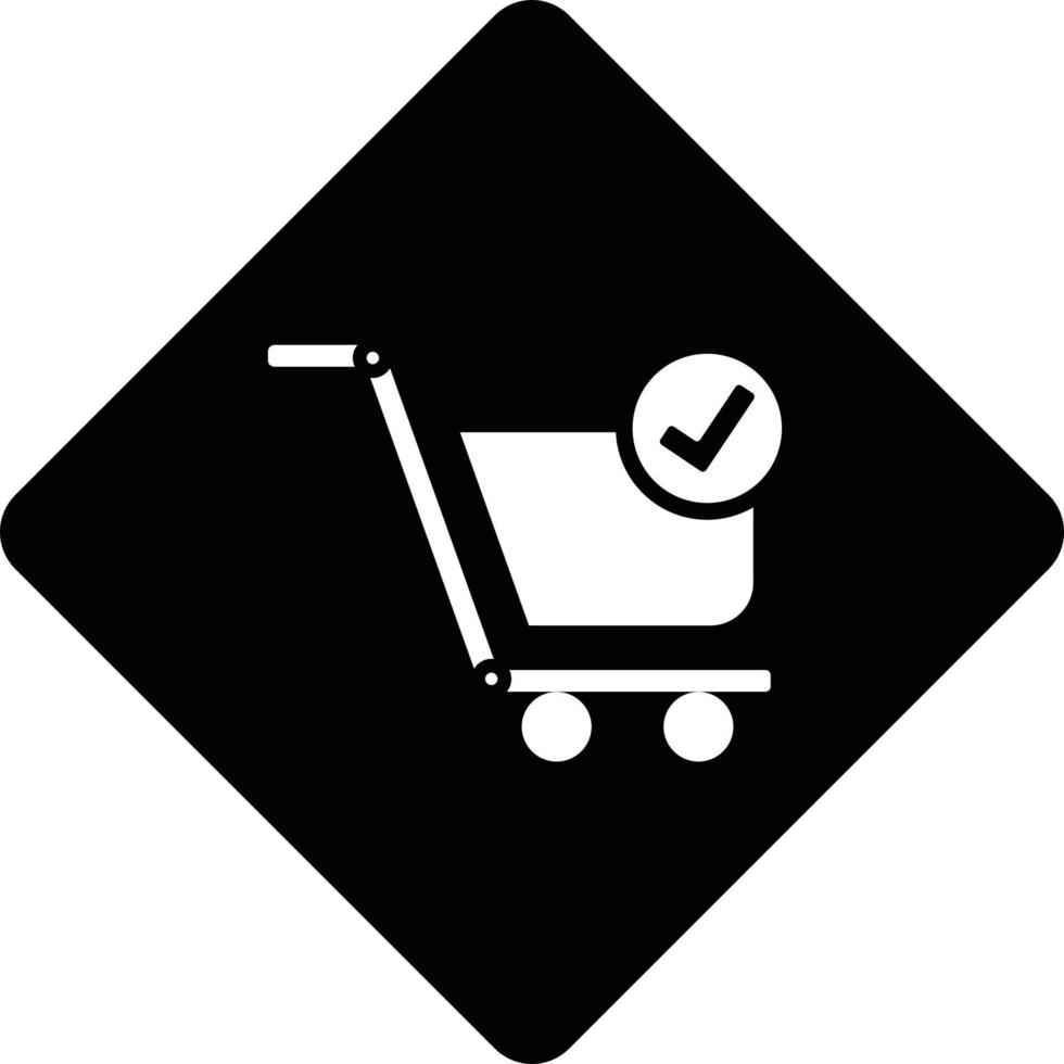 cart, check, shopping icon vector