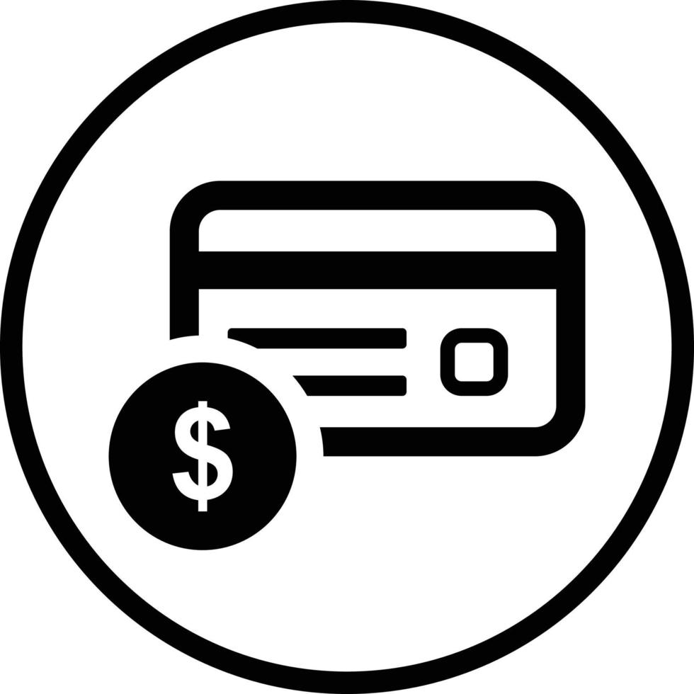 Card, essential, app icon vector