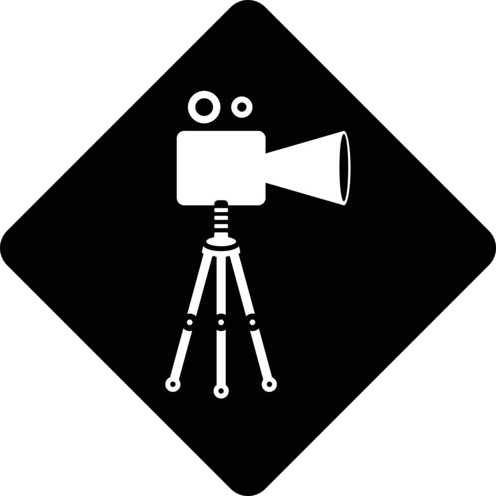 Camera, old, retro icon vector