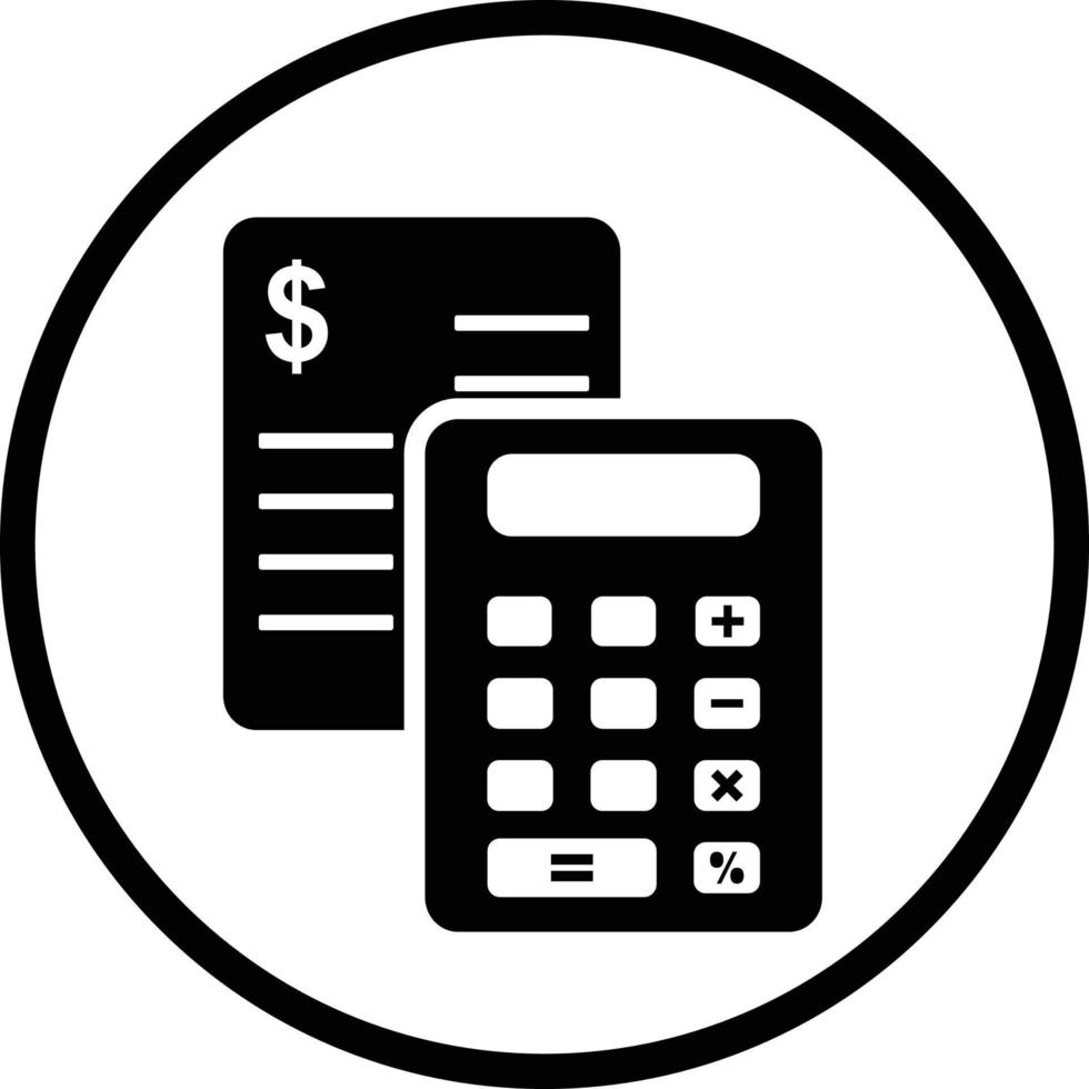 Calculate, calculator, education icon vector