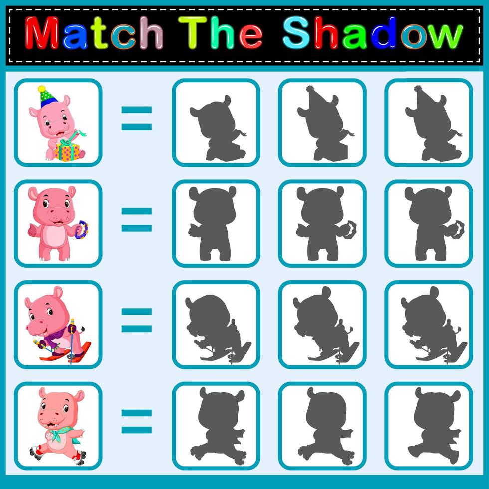 Find the correct shadow of the hippo vector