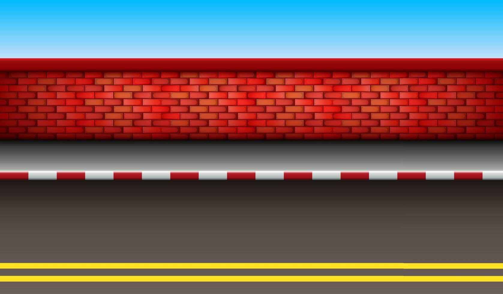 escena carretera ilustración vector