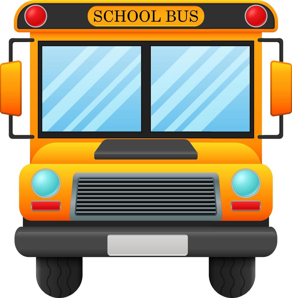 Illustration of a school bus vector