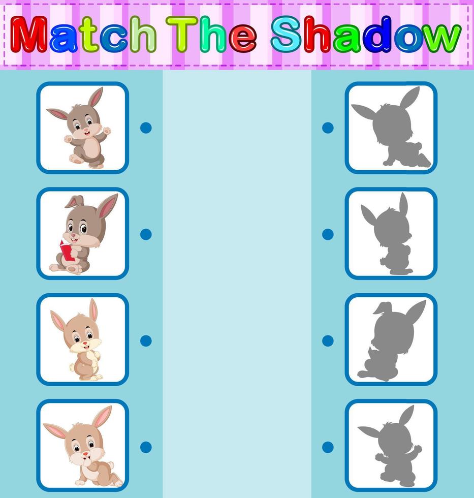 Find the correct shadow of the rabbit vector