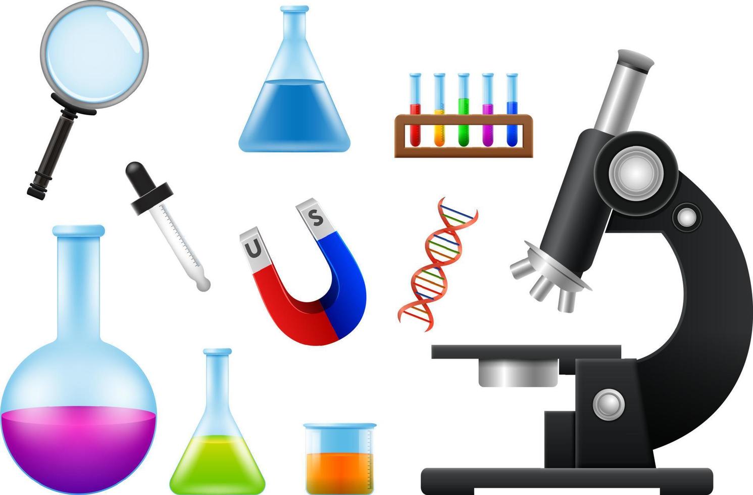 Laboratory tools and equipment 12850428 Vector Art at Vecteezy