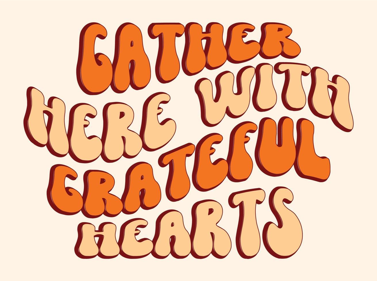 Thanksgiving t-shirt design vector