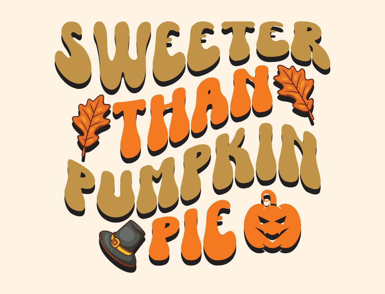 Thanksgiving t-shirt design vector