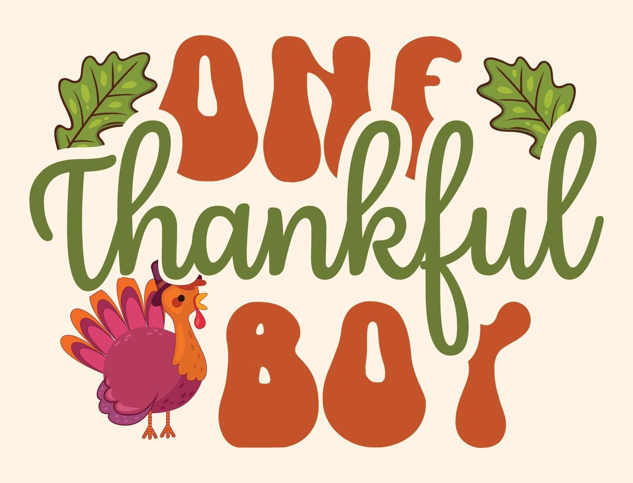 Thanksgiving t-shirt design vector