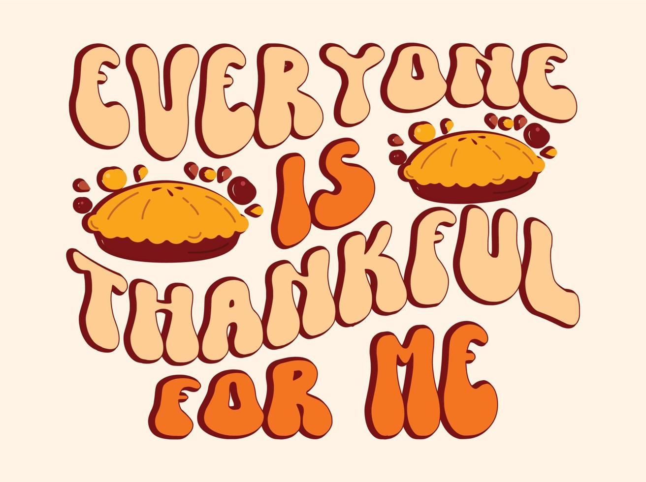 Thanksgiving t-shirt design vector