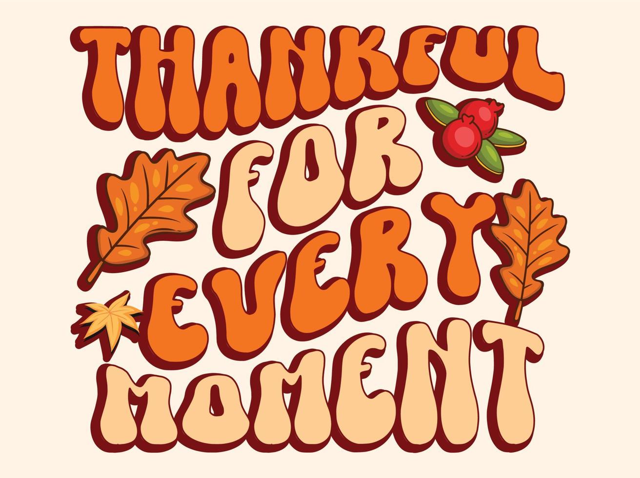 Thanksgiving t-shirt design vector