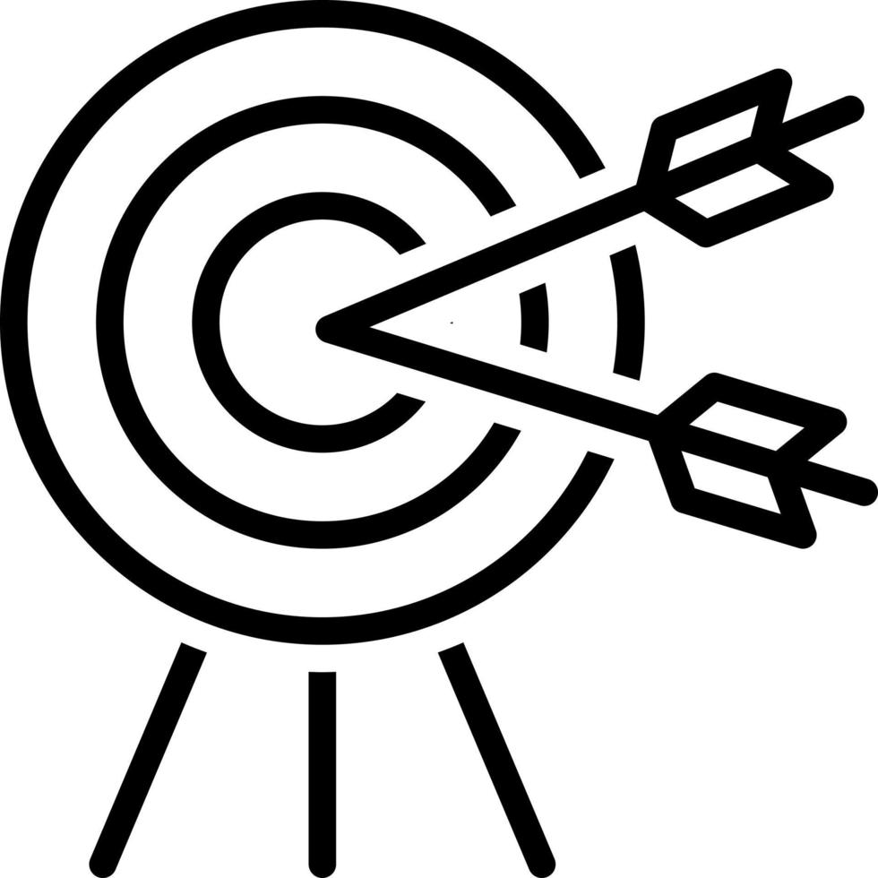 line icon for target vector