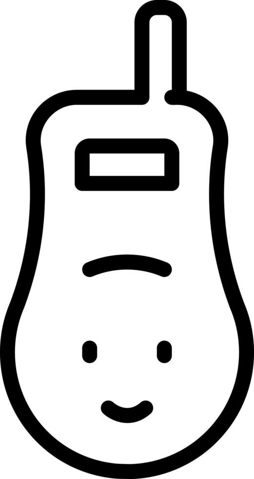line icon for baby monotor vector