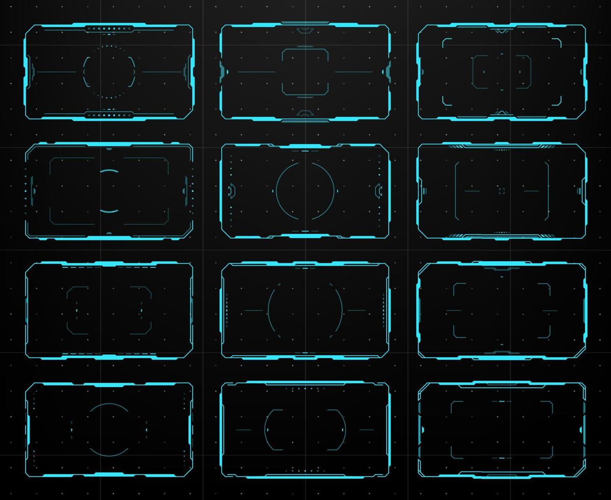 HUD UI interface aim control target frames set vector