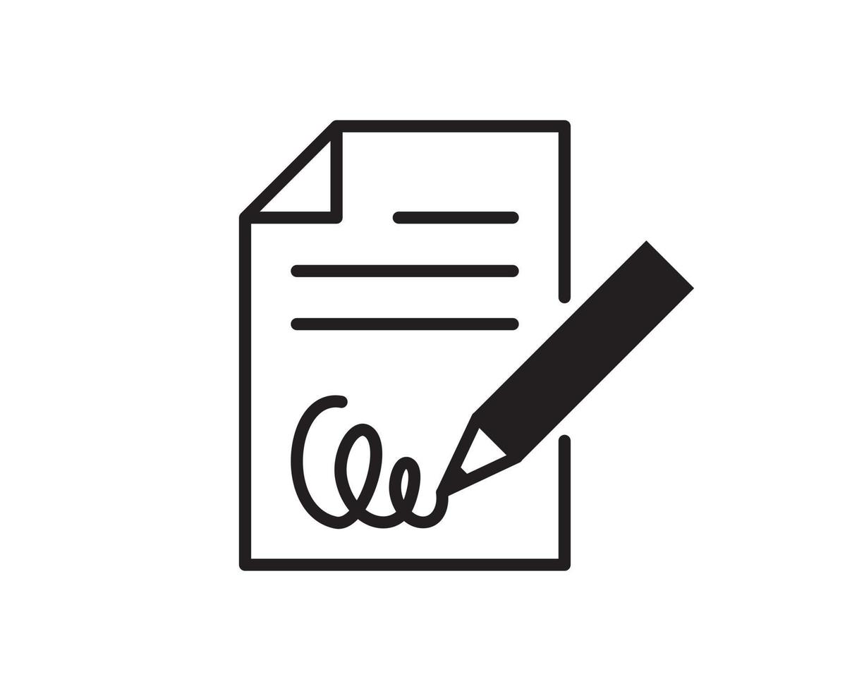 Note icon vector sign. Paper message or document page.