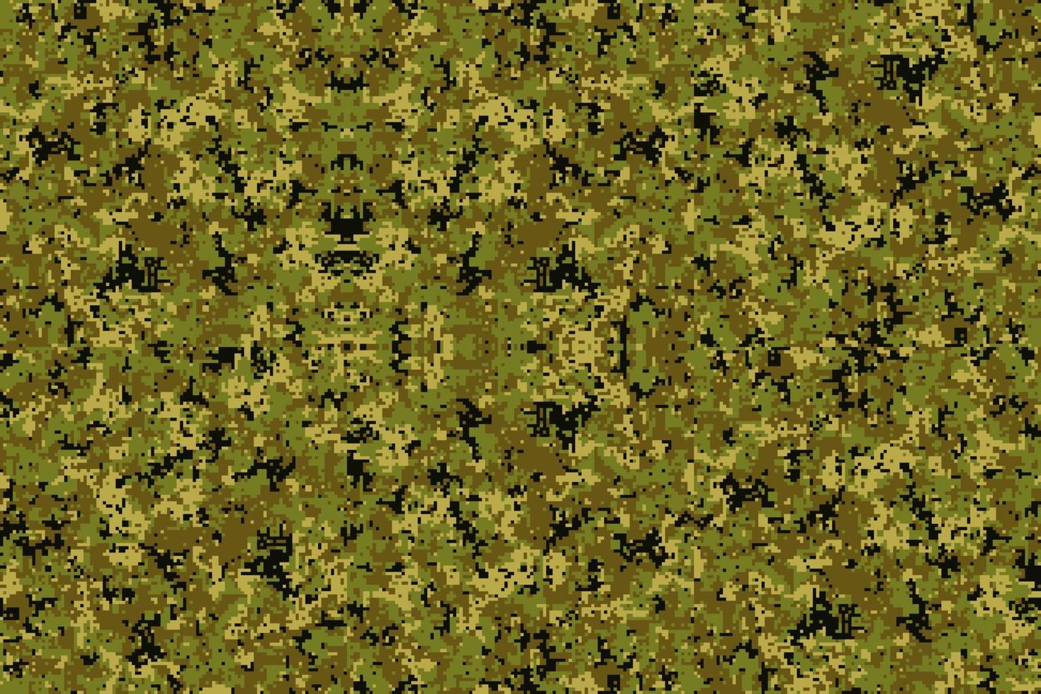 Pixel camouflage for a soldier army uniform. Modern camo fabric design. Digital military vector background.