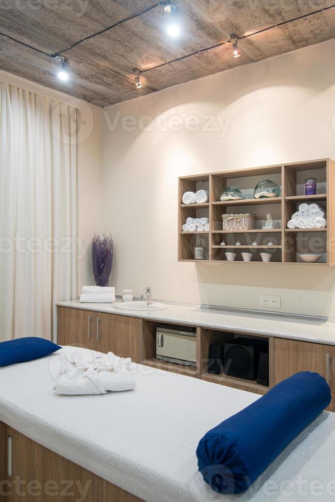 A massage room in the spa complex photo