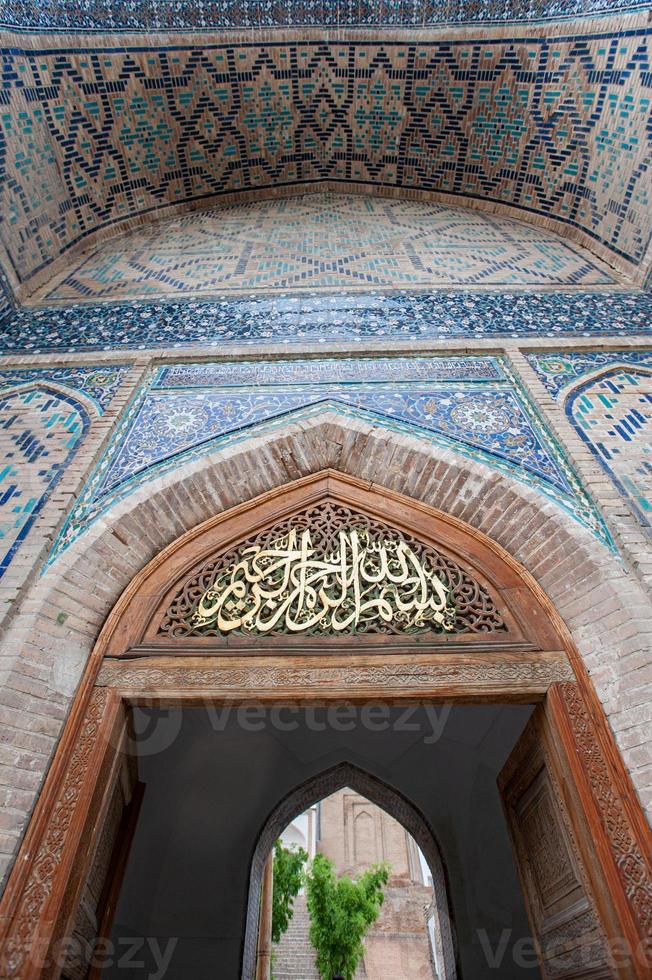 The Shahi Zinda Memorial Complex in Samarkand, Uzbekistan photo