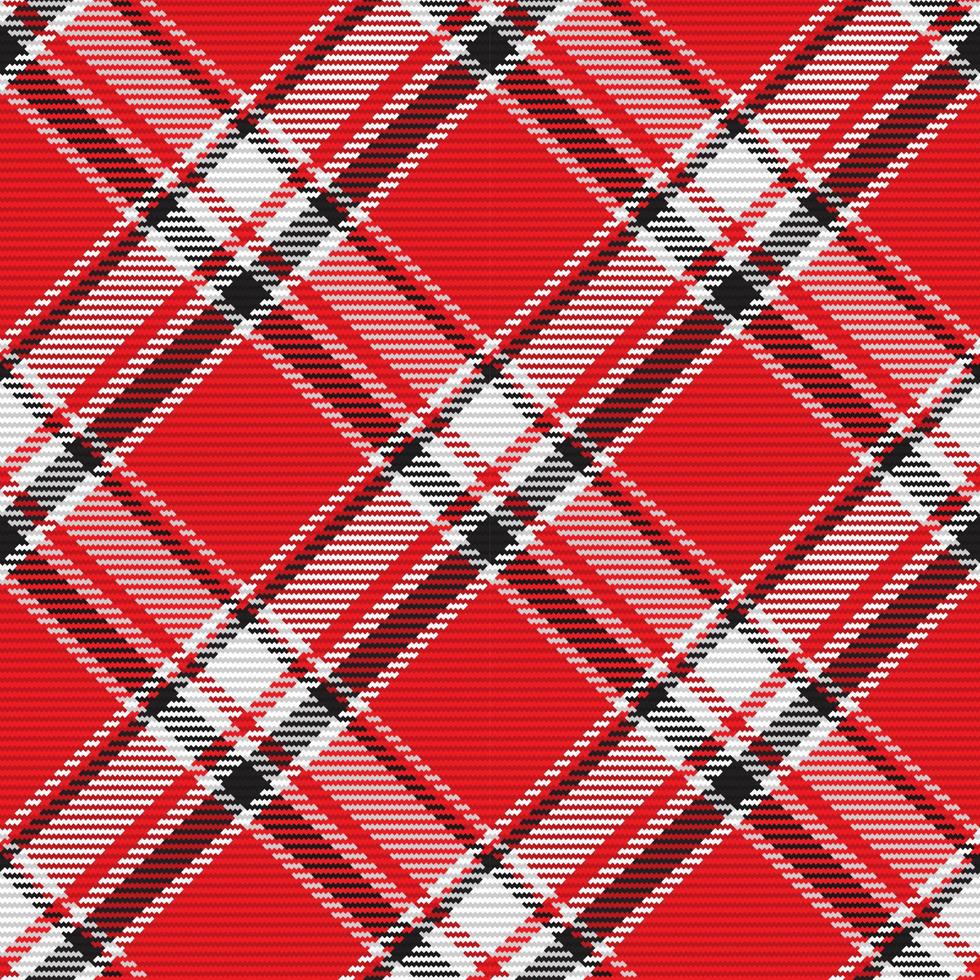 Seamless pattern of scottish tartan plaid. Repeatable background with check fabric texture. Vector backdrop striped textile print.