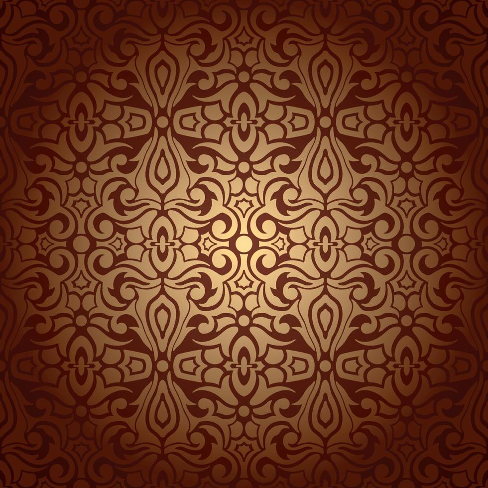 Seamless abstract background baroque vector