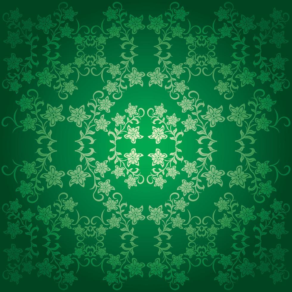 Flowers baroque background 3.eps vector