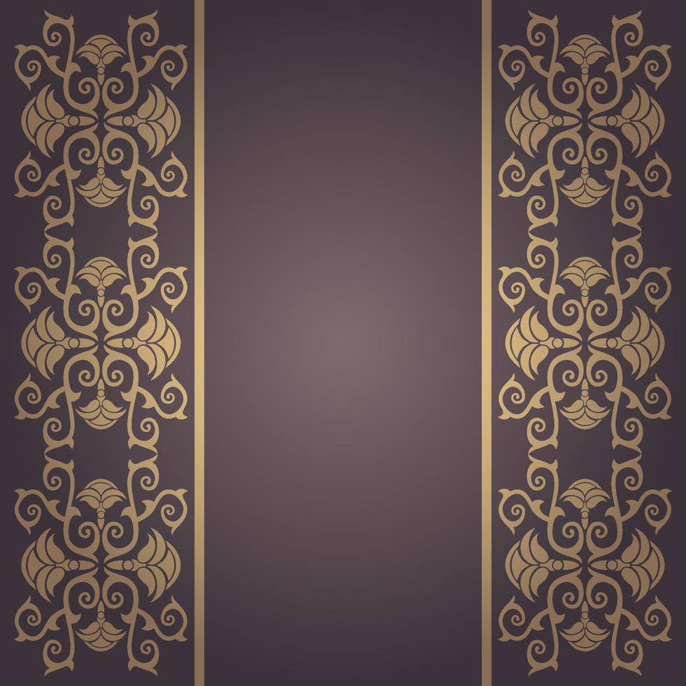 Background vintage ,baroque vector with flowers
