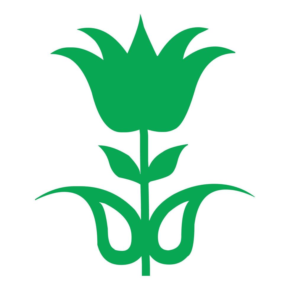 ilustración de diseño de vector de planta verde