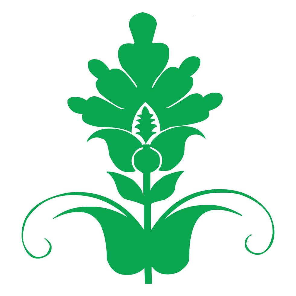 green tree vector design.