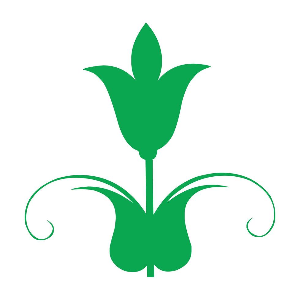 plant in the form of a plant vector design