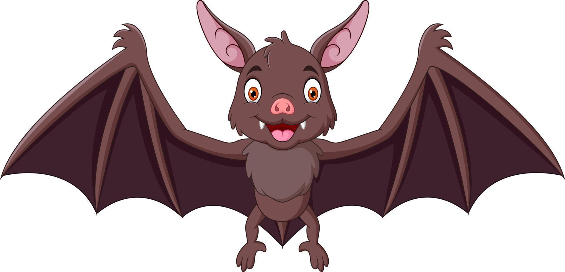 Cartoon Cute small bat flying 12851833 Vector Art at Vecteezy