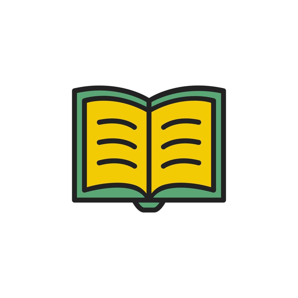 Open Book Icon Vector Image