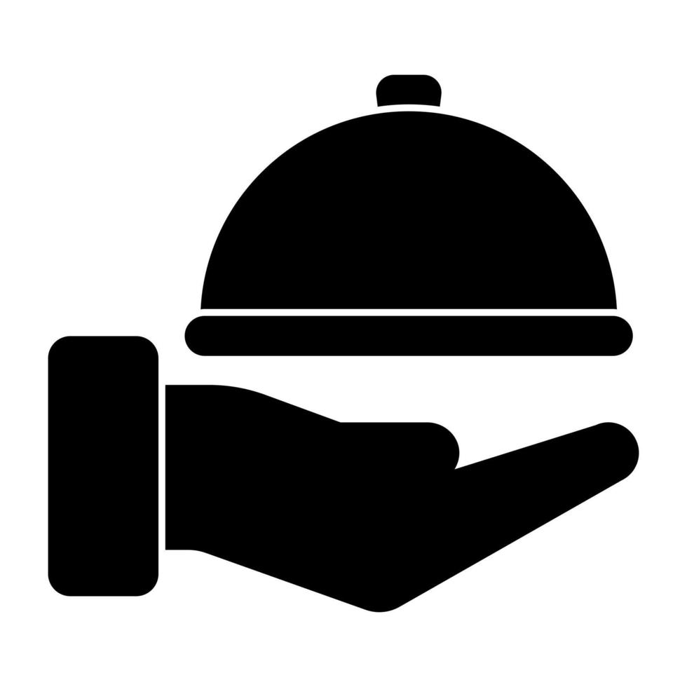 Trendy design icon of cloche vector