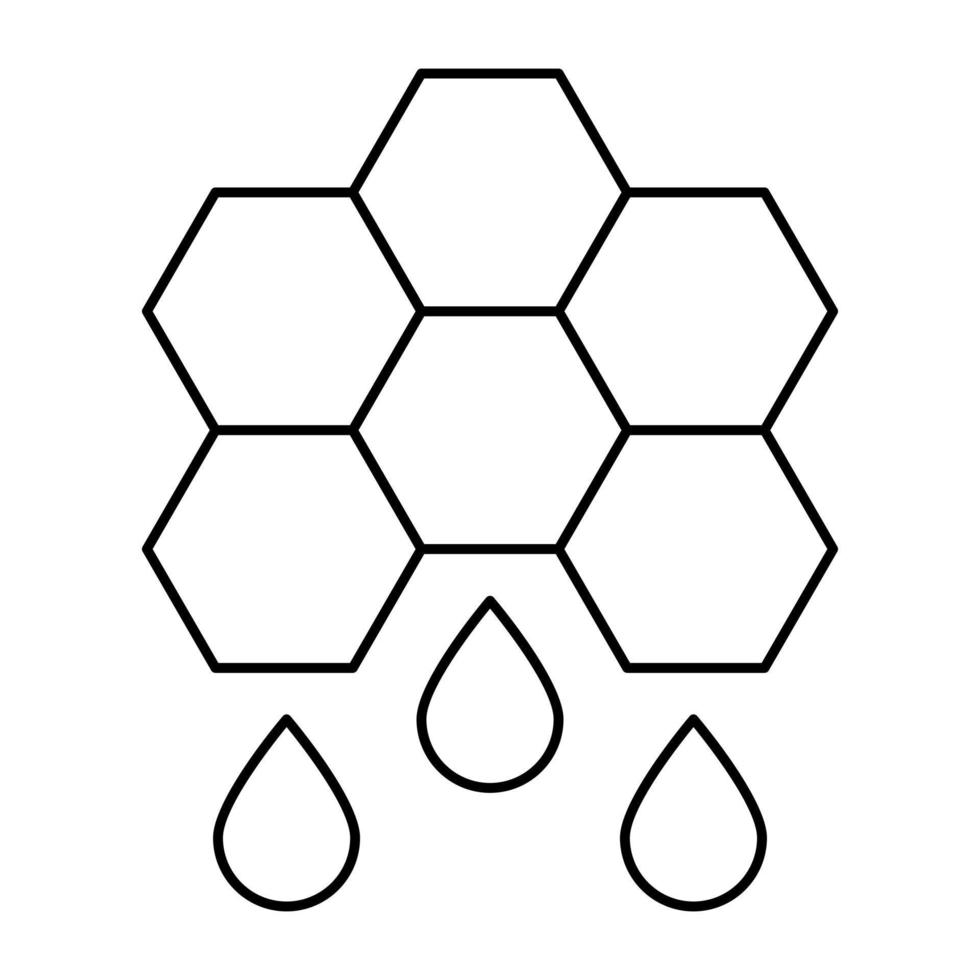 Perfect design icon of honey formula vector