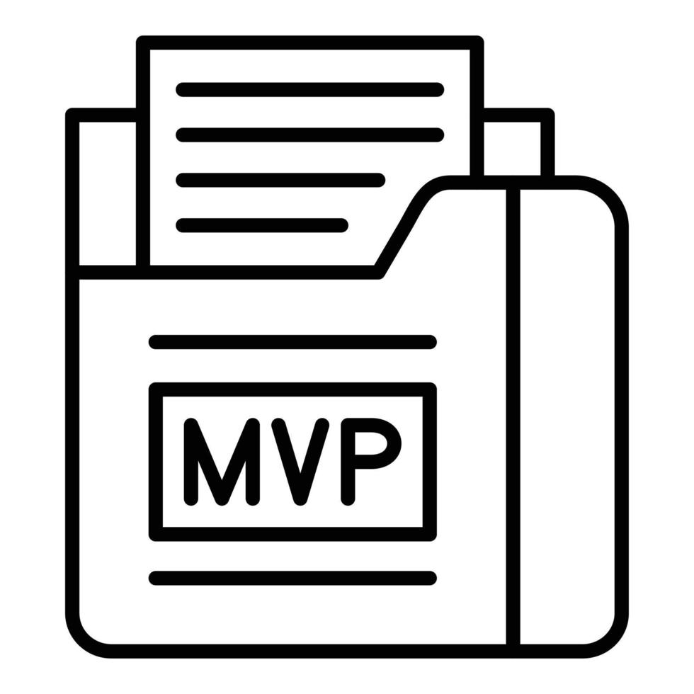 MVP Icon Style vector