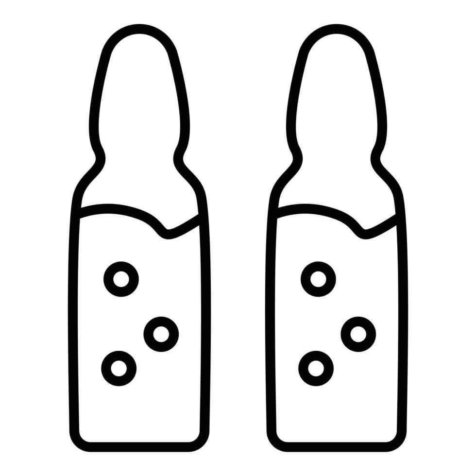 Ampoule Icon Style vector