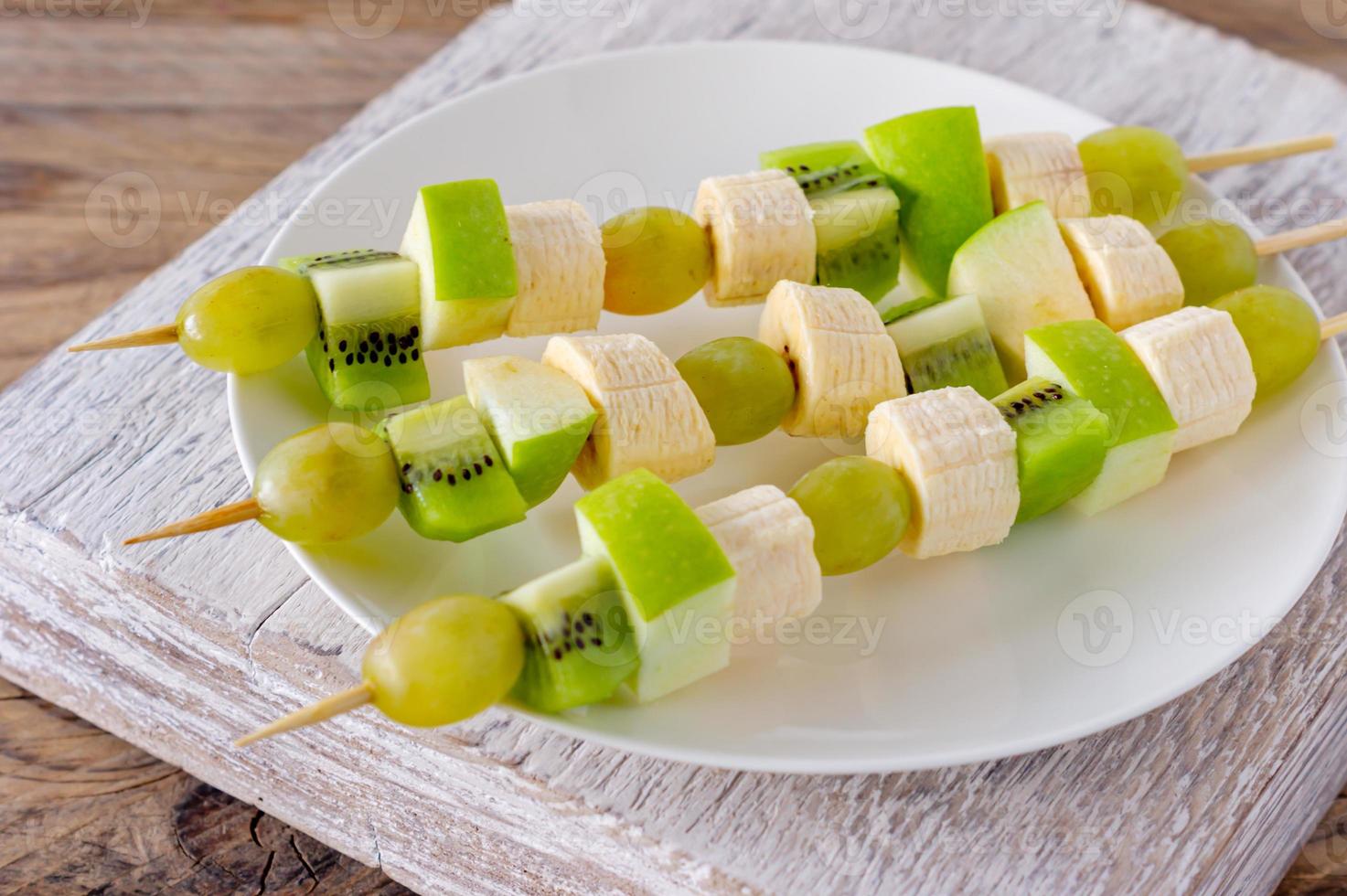 Different sort of fruit canape for a self service buffet photo