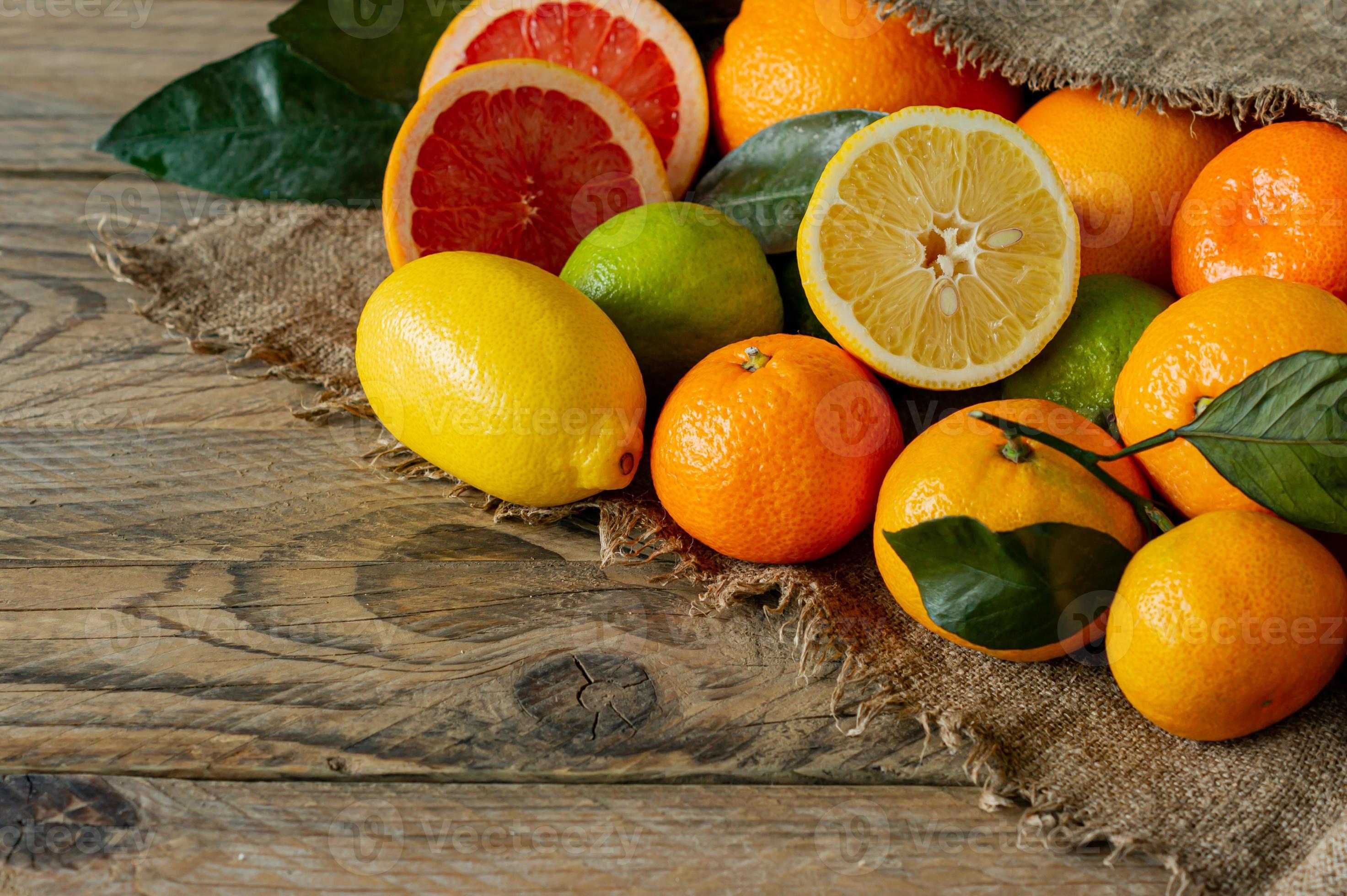 Citrus fruits (oranges, grapefruits, lemons)
