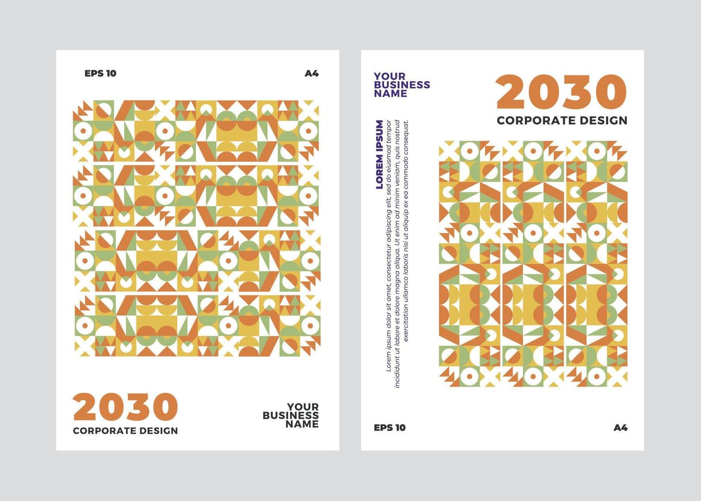 business book cover design template in a4 for brochure, annual report, magazine,poster, corporate presentation, portfolio, flyer, banner, website. vector