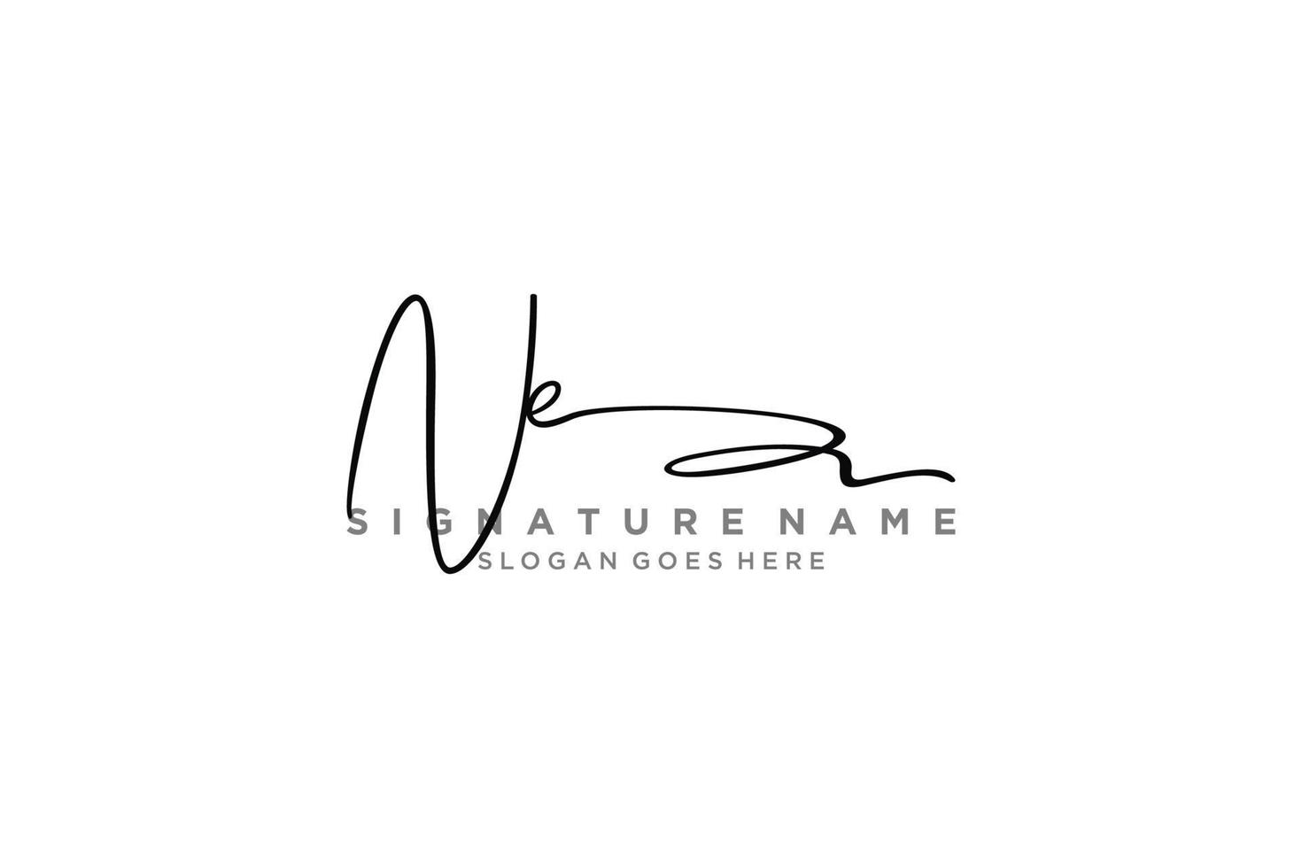 Initial NE Letter Signature Logo Template elegant design logo Sign Symbol template vector icon